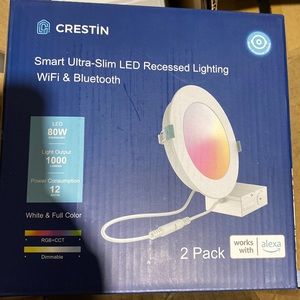 Recessed lighting 2 pk New
